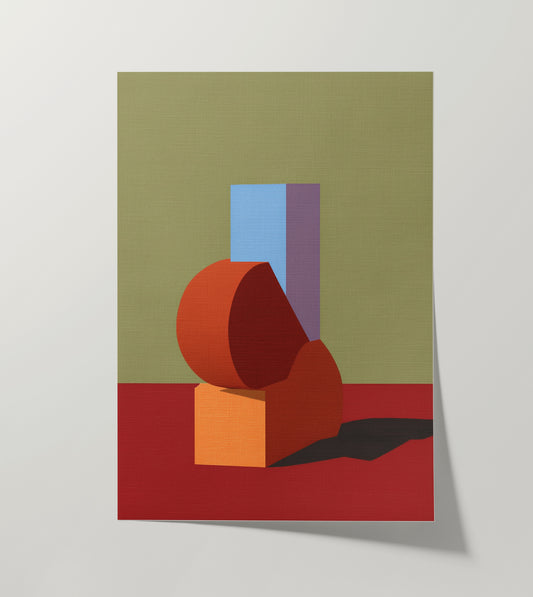 Form and Structure No. 04 — Geometric Abstract Art Print