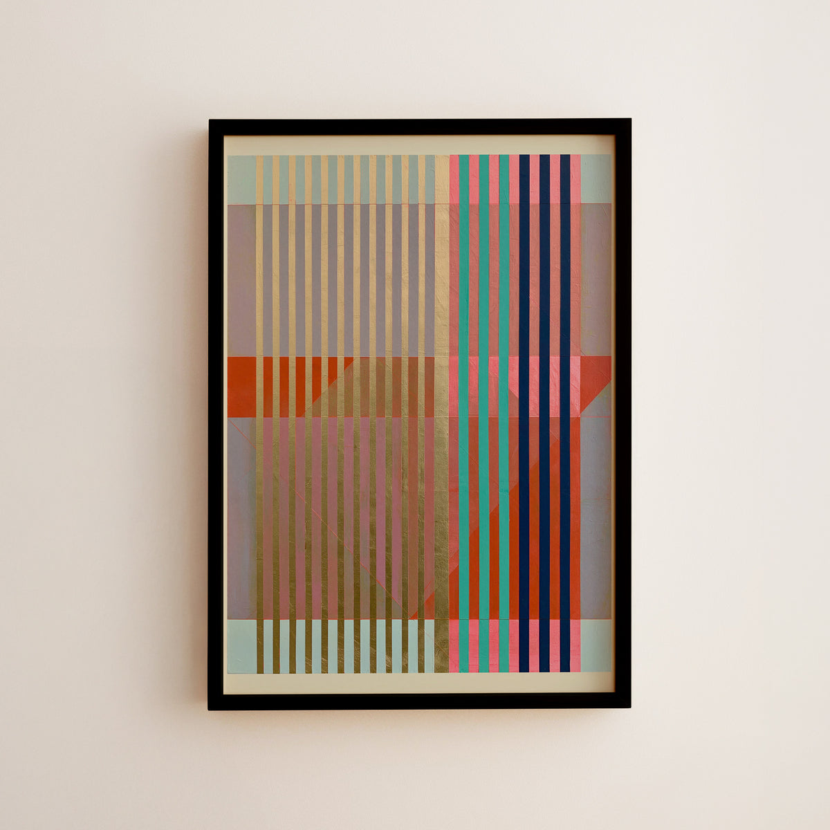 Meridian No. 05 Geometric Abstract Art Print