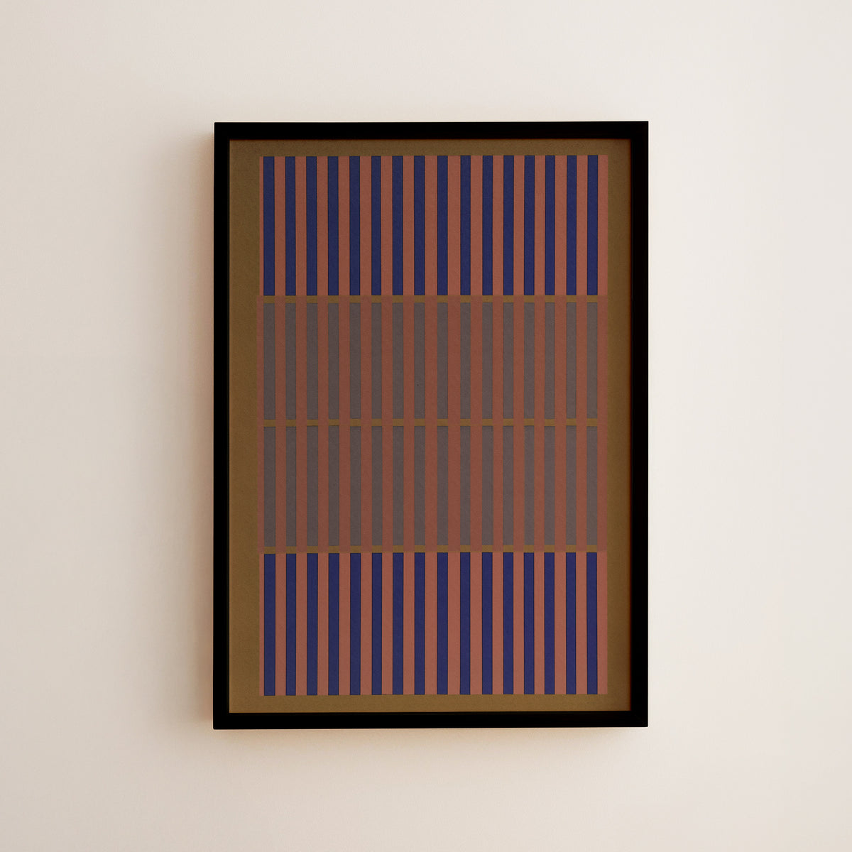 Meridian No. 08 Geometric Abstract Art Print