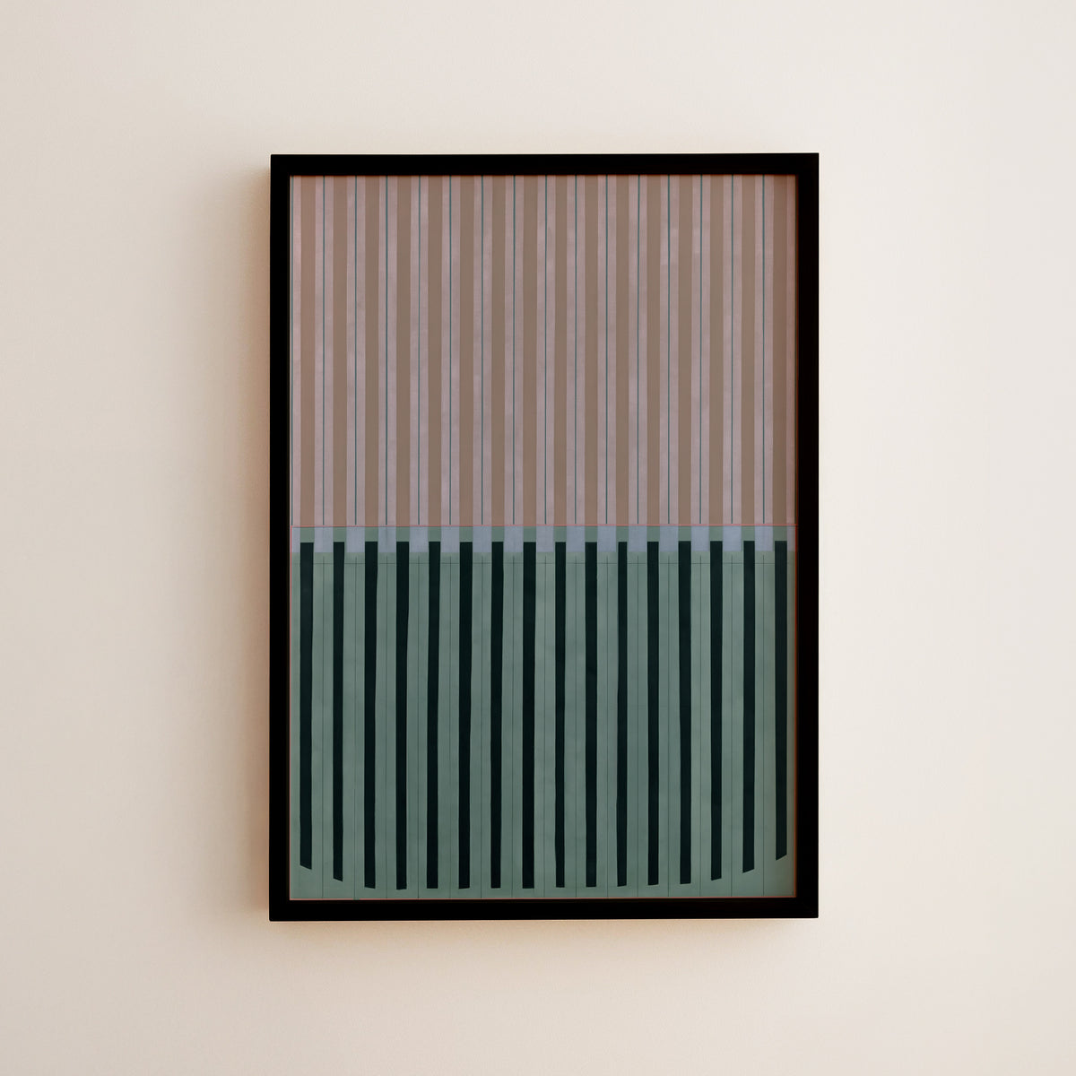 Meridian No. 18 Geometric Abstract Art Print