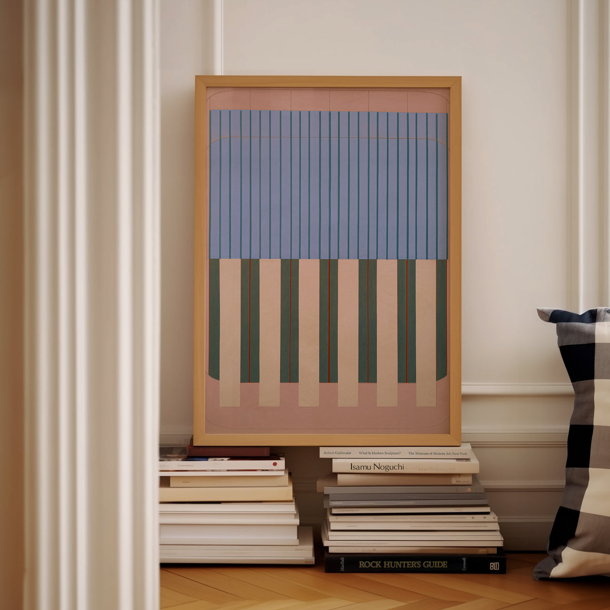 Meridian No. 15 Geometric Abstract Art Print