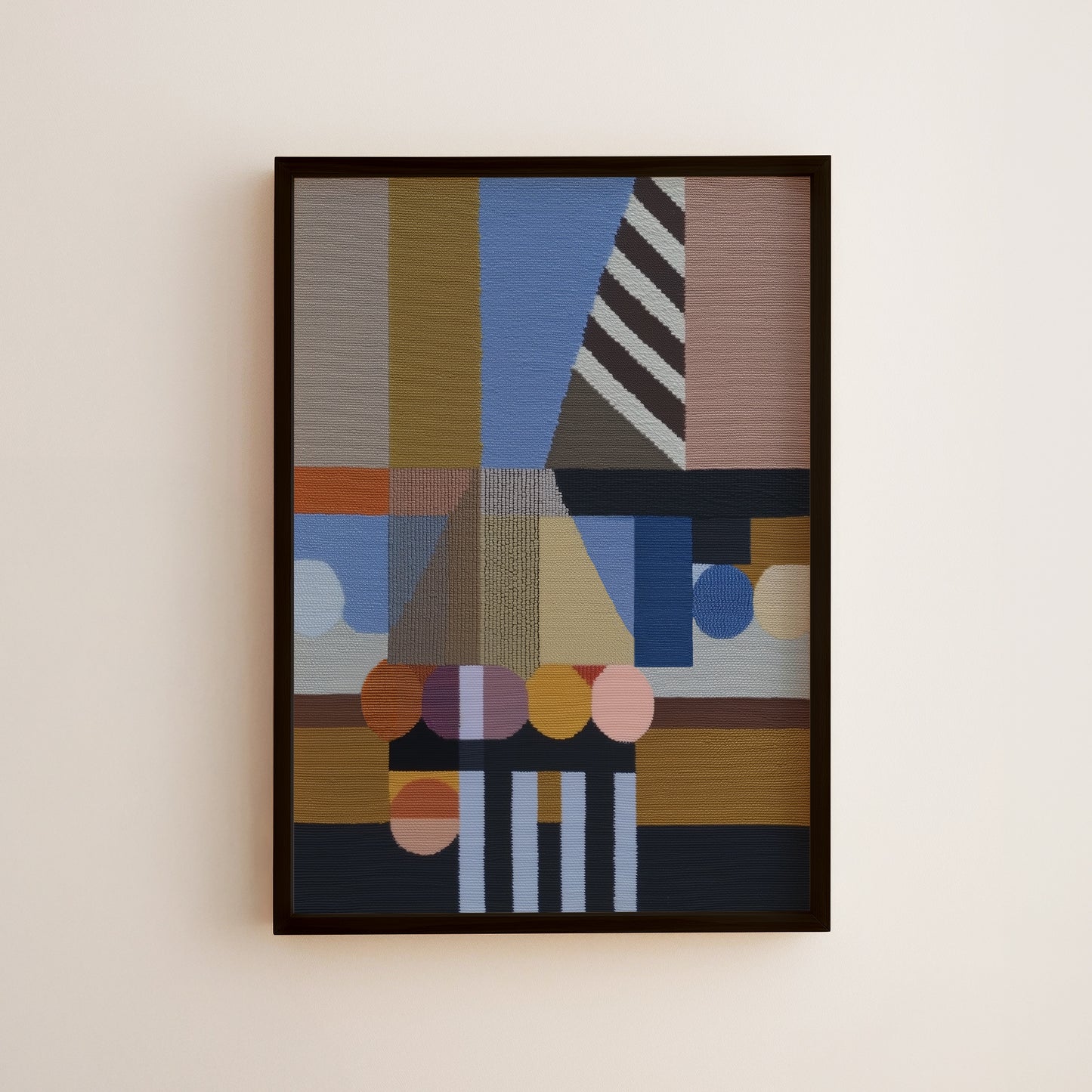Woven Perspectives No. 05 — Geometric Abstract Art Print