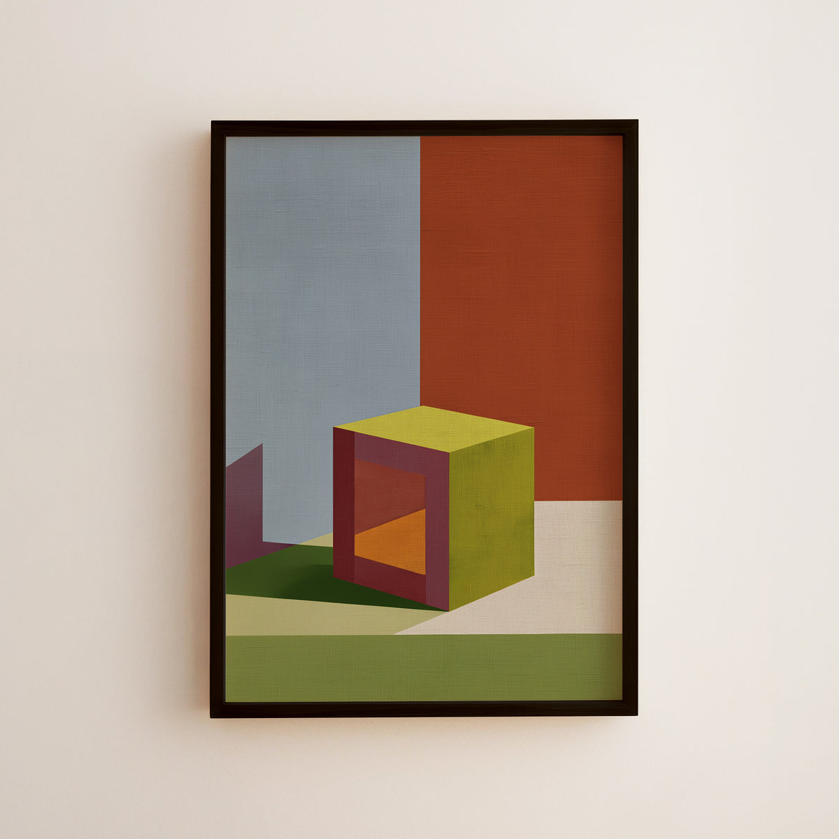Form and Structure No. 01 — Geometric Abstract Art Print