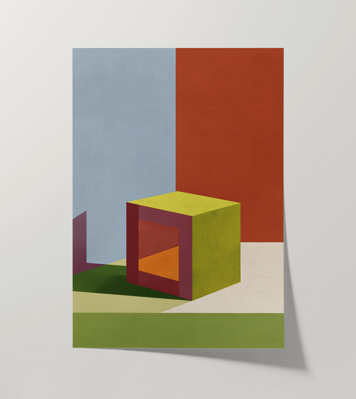 Form and Structure No. 01 — Geometric Abstract Art Print
