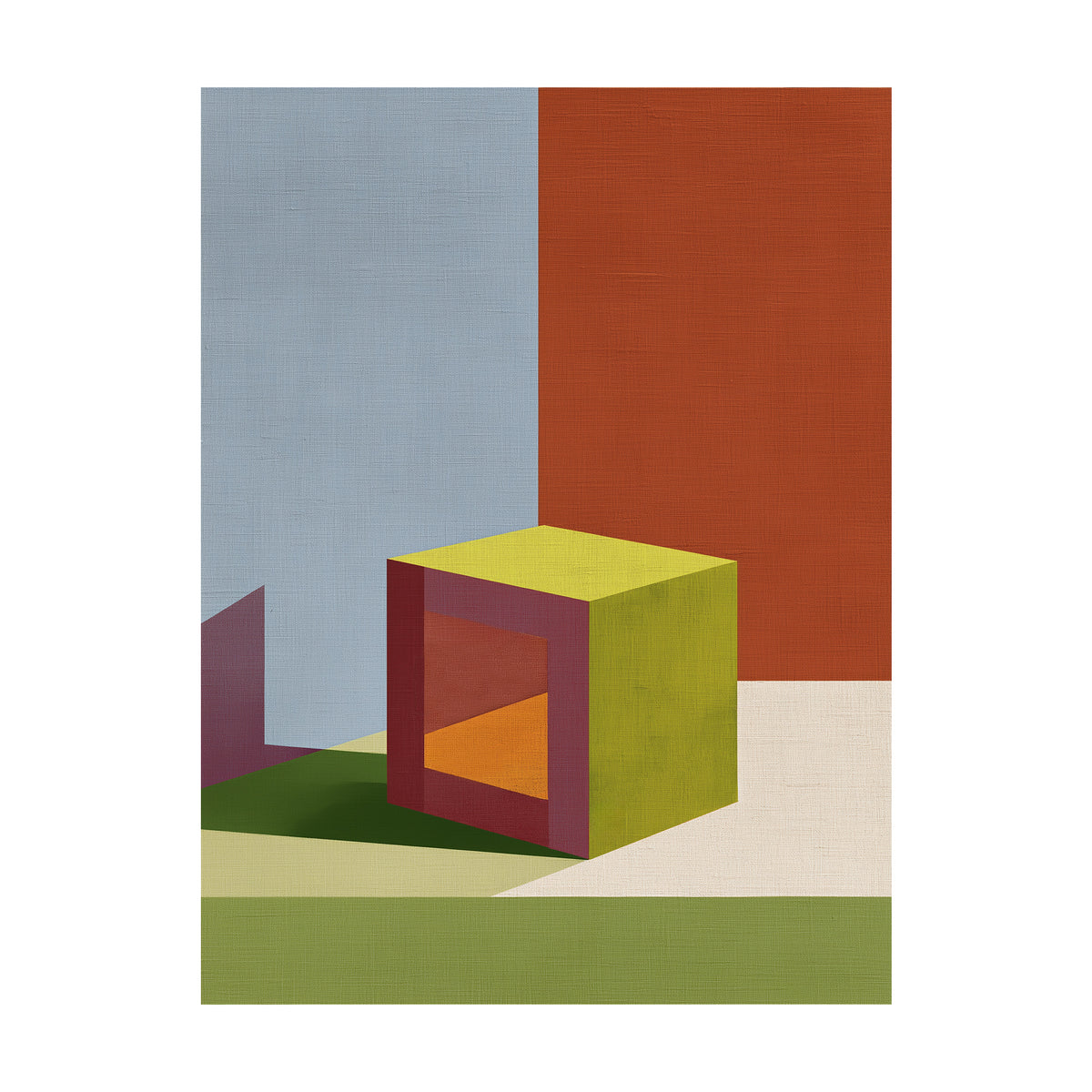 Form and Structure No. 01 — Geometric Abstract Art Print