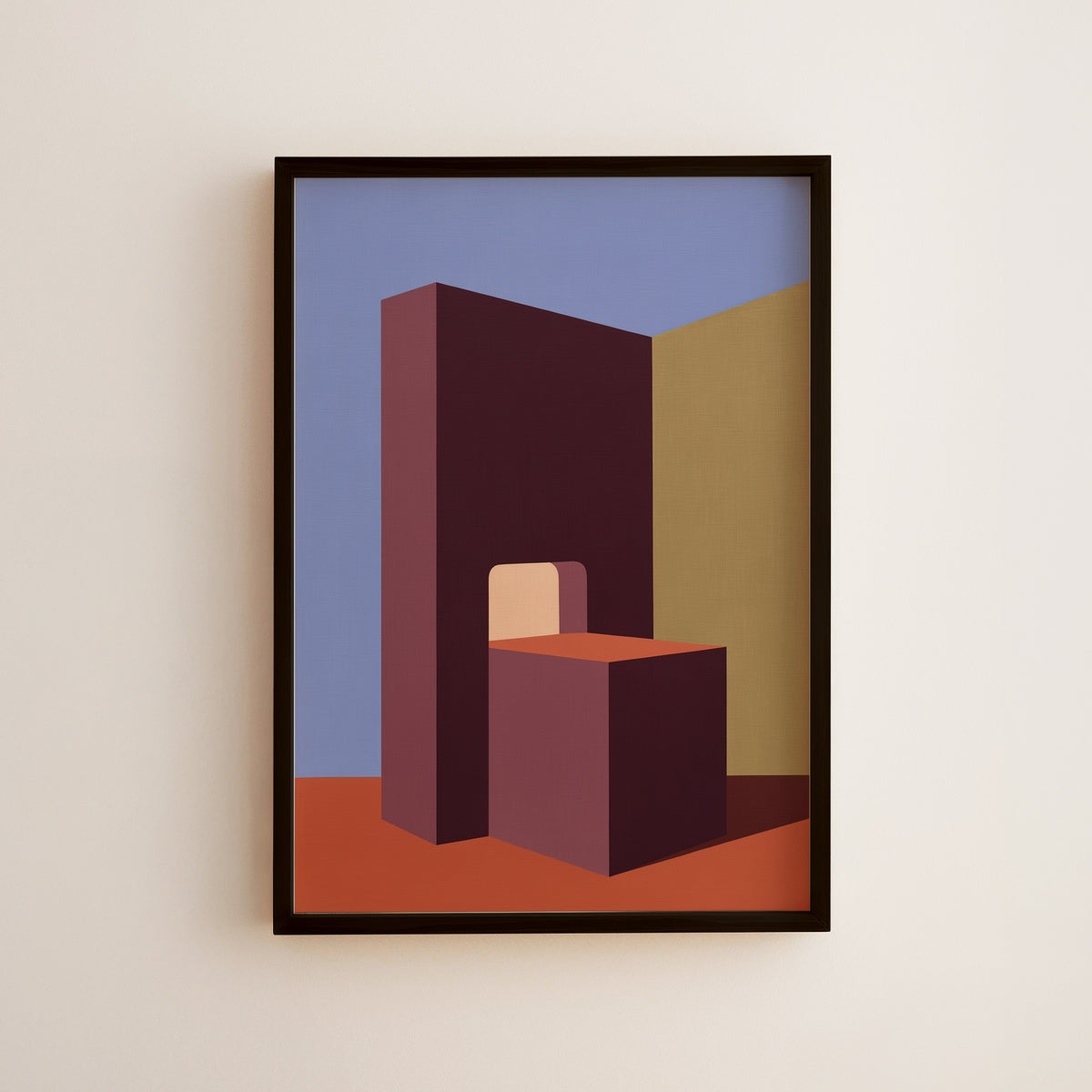 Form and Structure No. 08 — Geometric Abstract Art Print