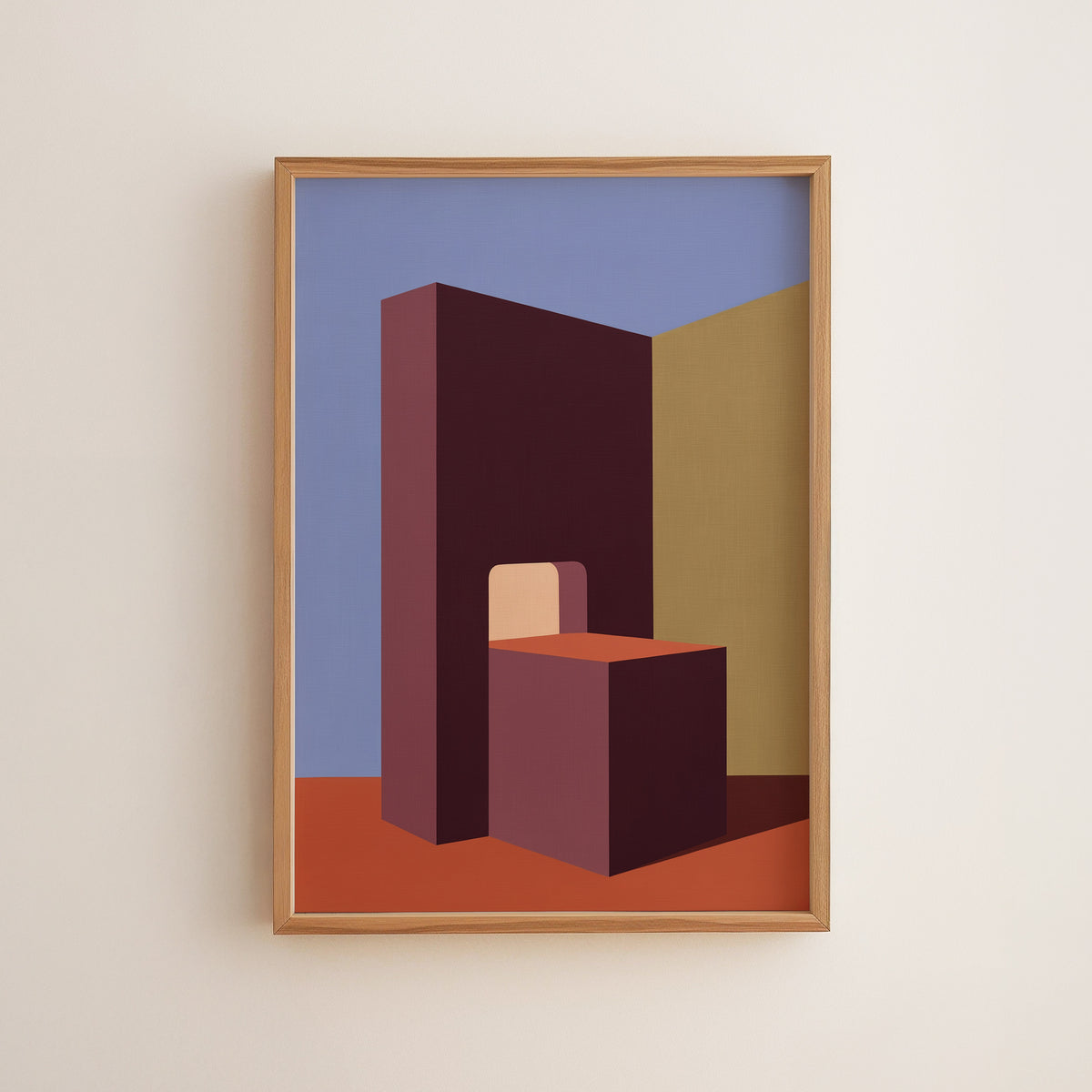 Form and Structure No. 08 — Geometric Abstract Art Print