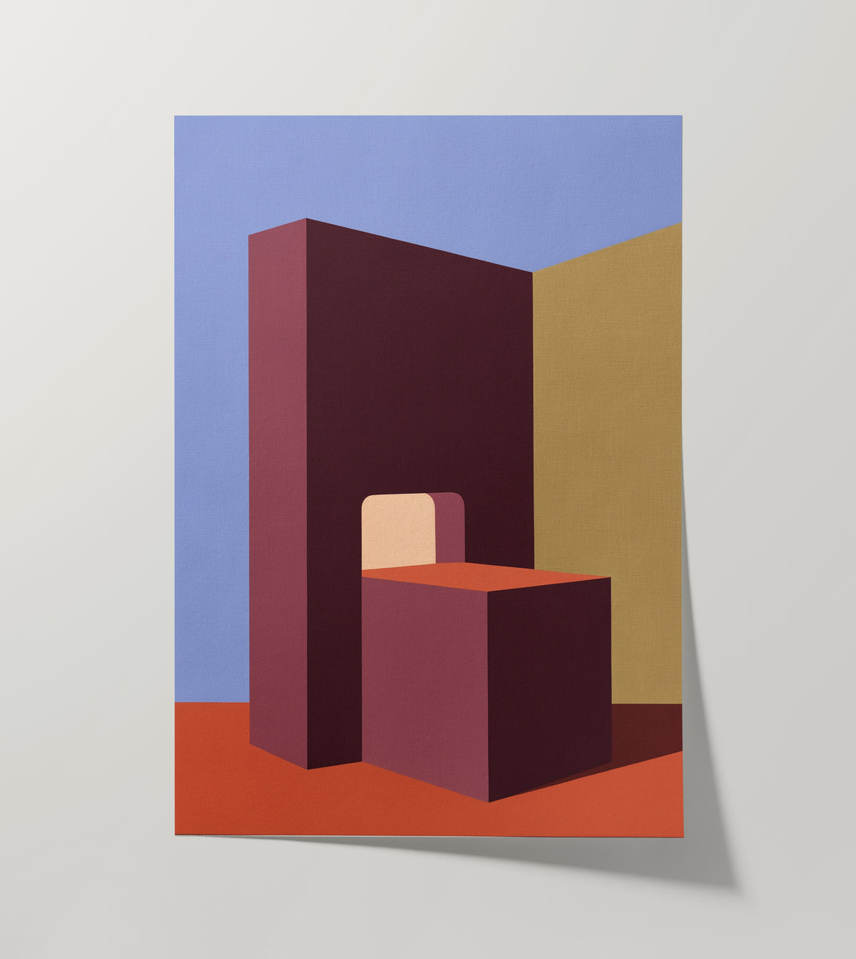 Form and Structure No. 08 — Geometric Abstract Art Print