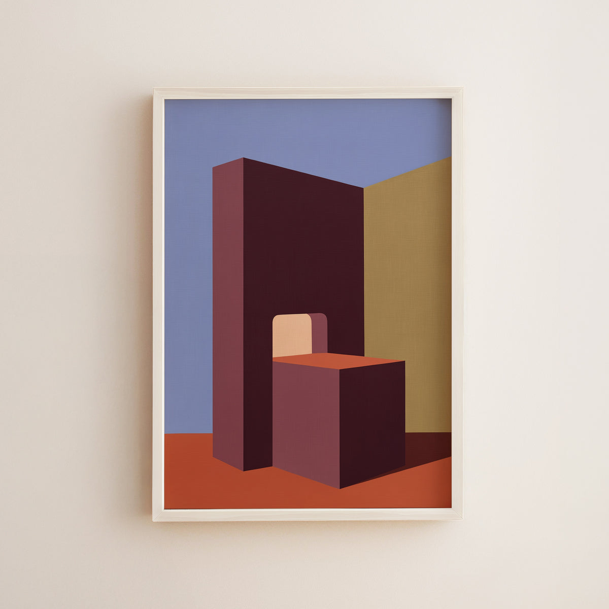 Form and Structure No. 08 — Geometric Abstract Art Print