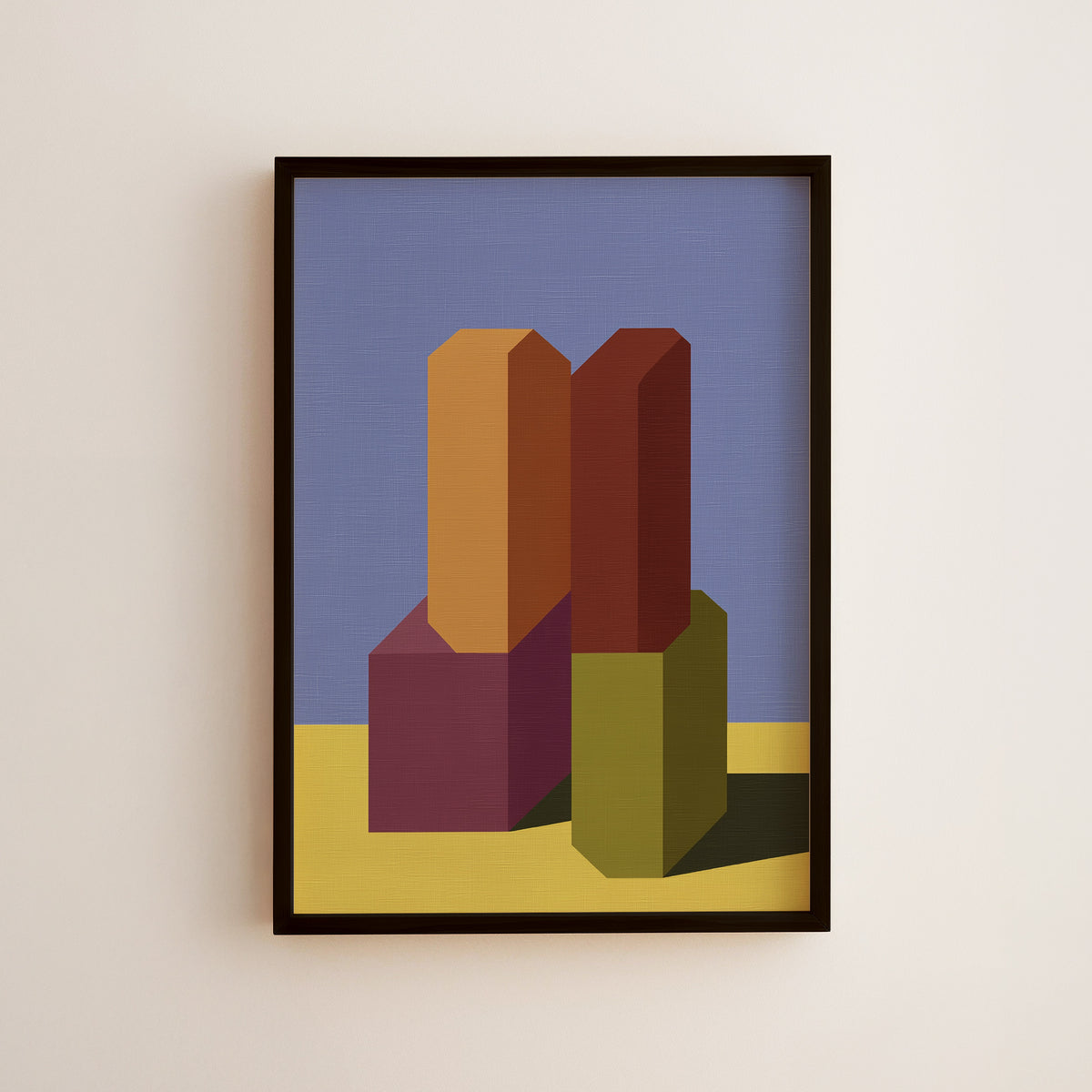 Form and Structure No. 09 — Geometric Abstract Art Print