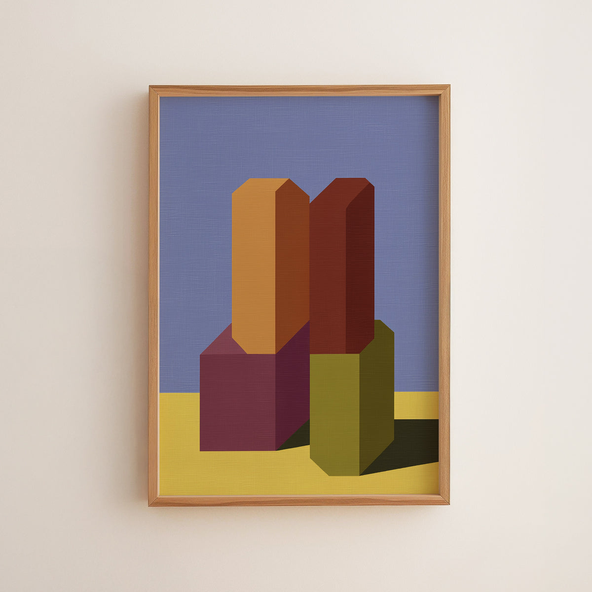 Form and Structure No. 09 — Geometric Abstract Art Print