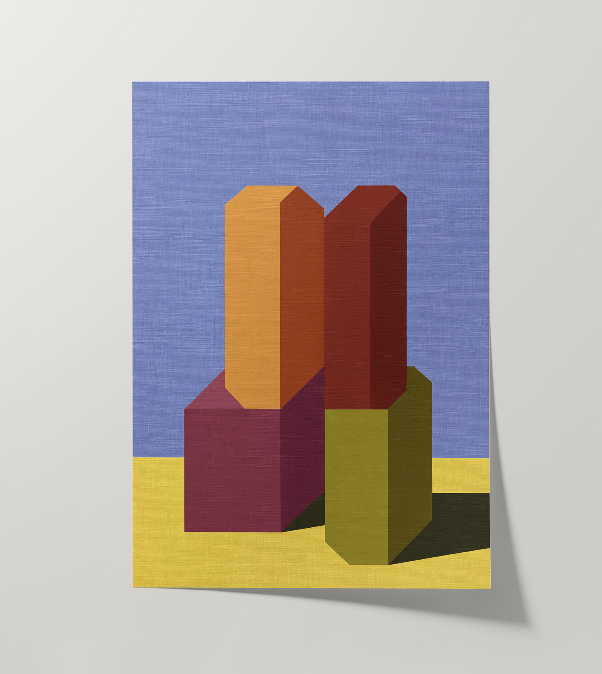 Form and Structure No. 09 — Geometric Abstract Art Print