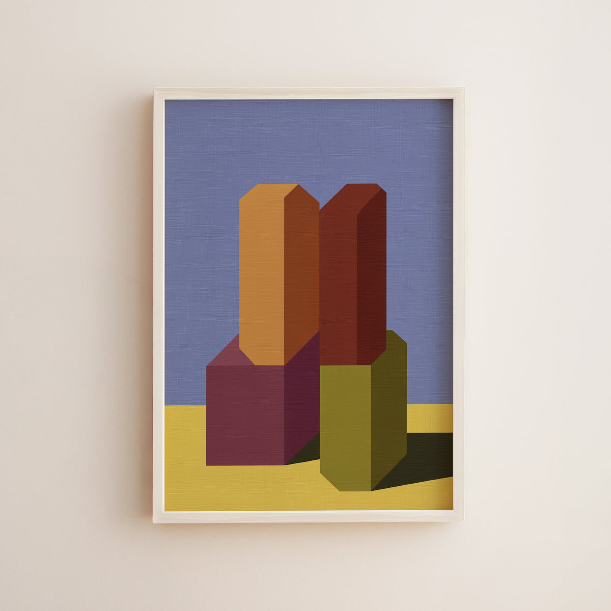 Form and Structure No. 09 — Geometric Abstract Art Print