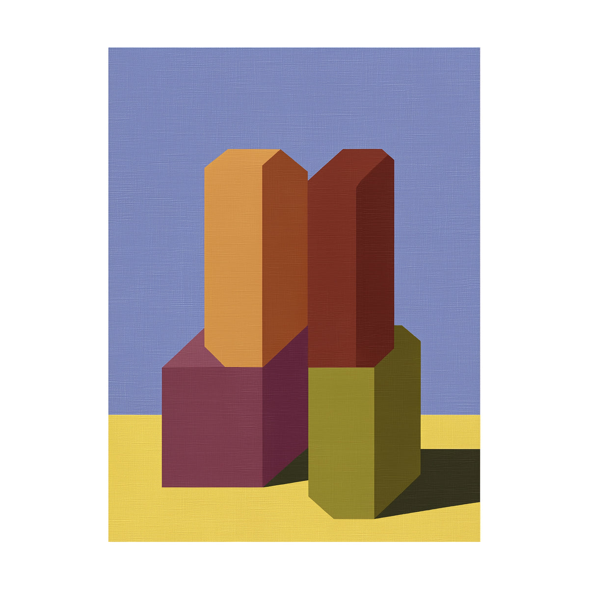 Form and Structure No. 09 — Geometric Abstract Art Print