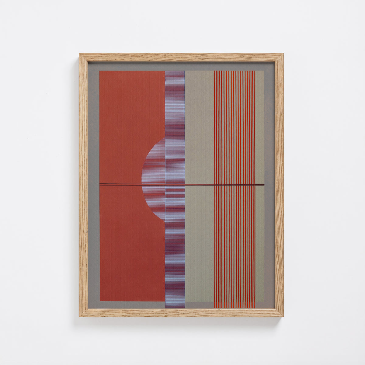 Meridian No. 04 Geometric Abstract Art Print
