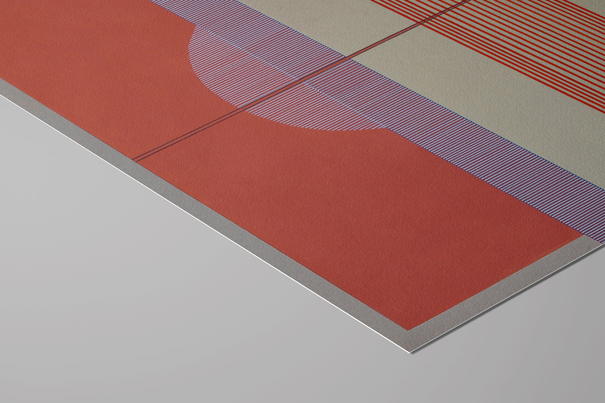 Meridian No. 04 Geometric Abstract Art Print