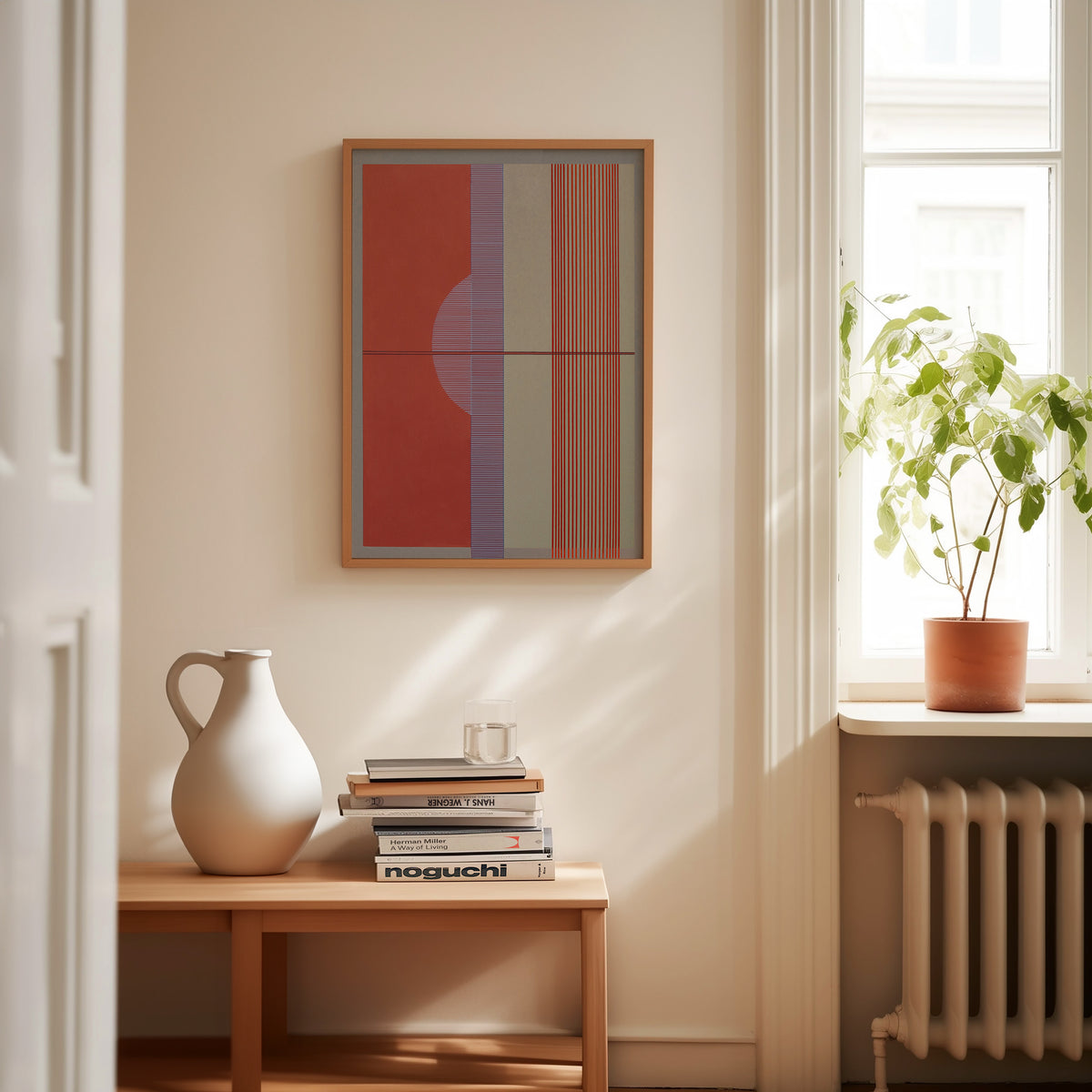 Meridian No. 04 Geometric Abstract Art Print