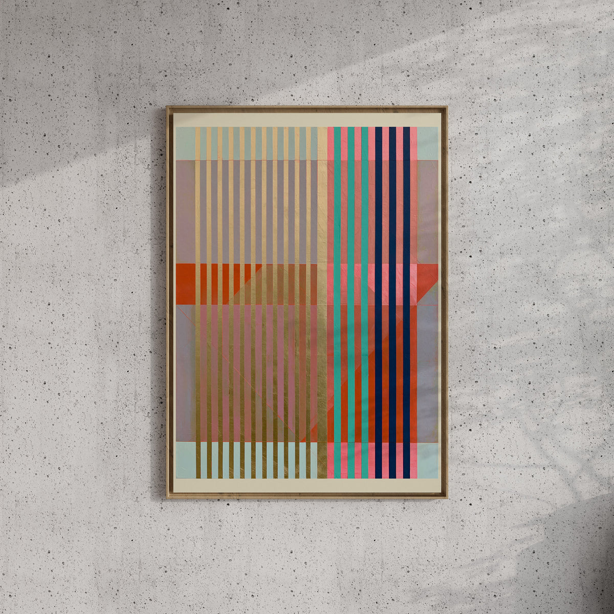 Meridian No. 05 Geometric Abstract Art Print