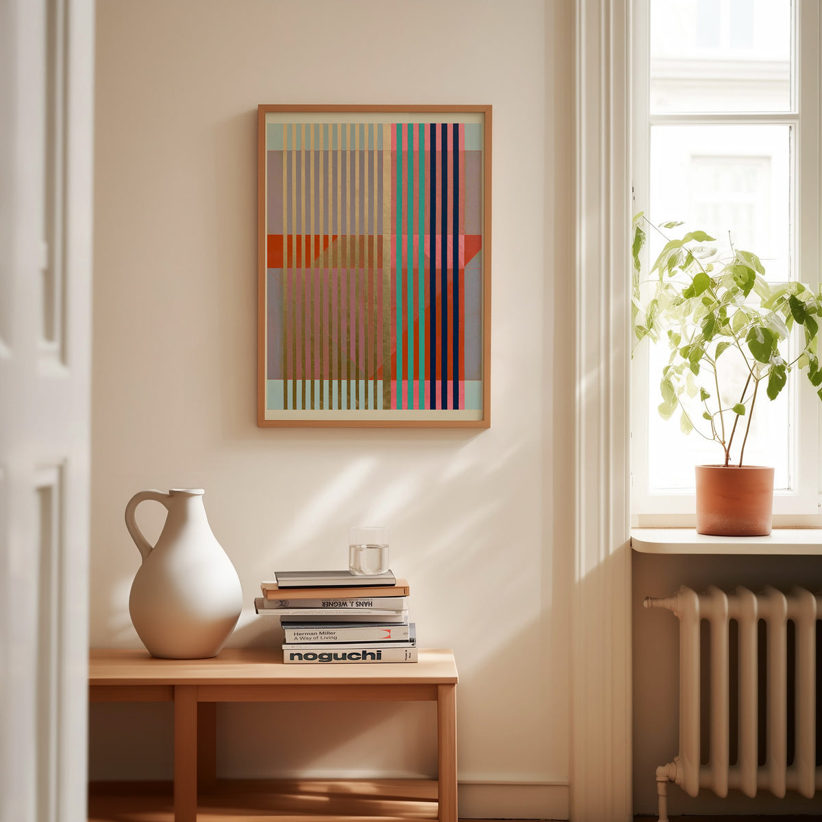 Meridian No. 05 Geometric Abstract Art Print
