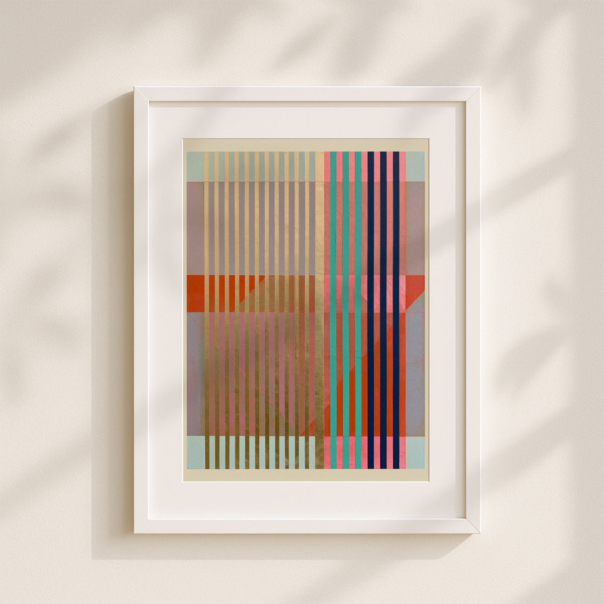 Meridian No. 05 Geometric Abstract Art Print