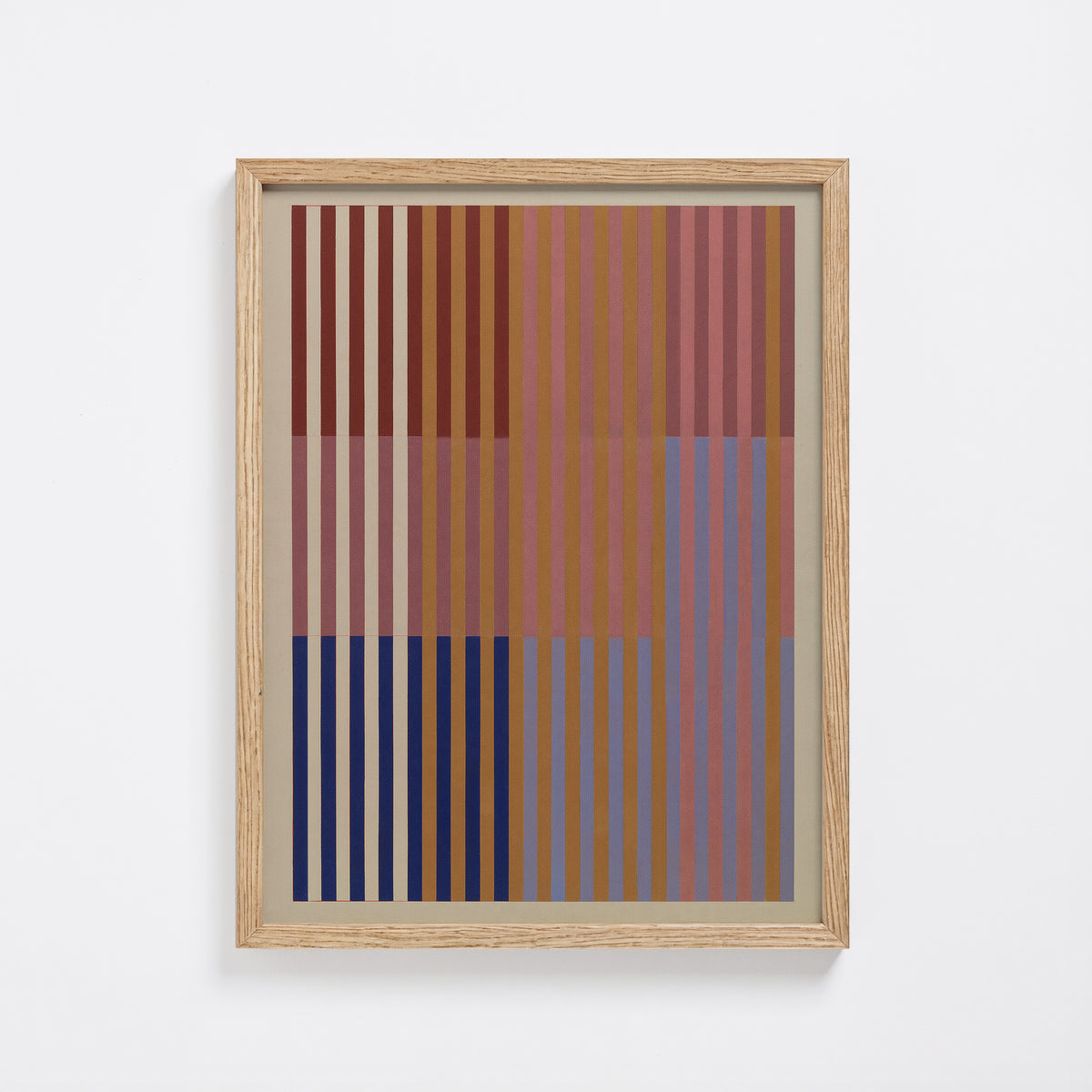 Meridian No. 06 Geometric Abstract Art Print