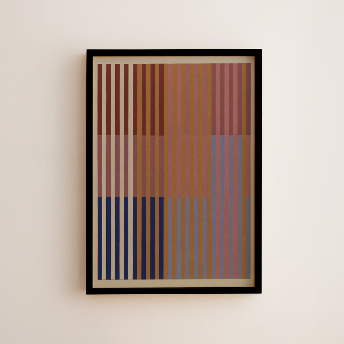 Meridian No. 06 Geometric Abstract Art Print