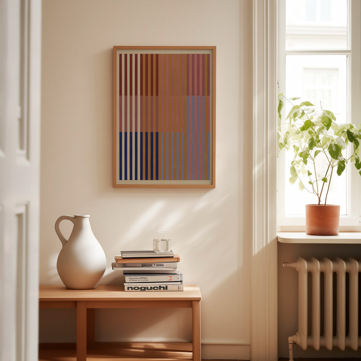 Meridian No. 06 Geometric Abstract Art Print