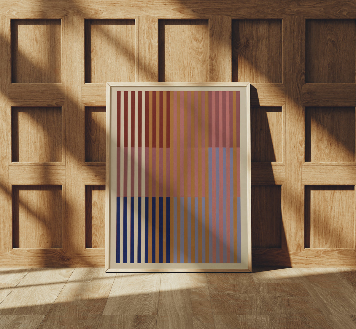 Meridian No. 06 Geometric Abstract Art Print