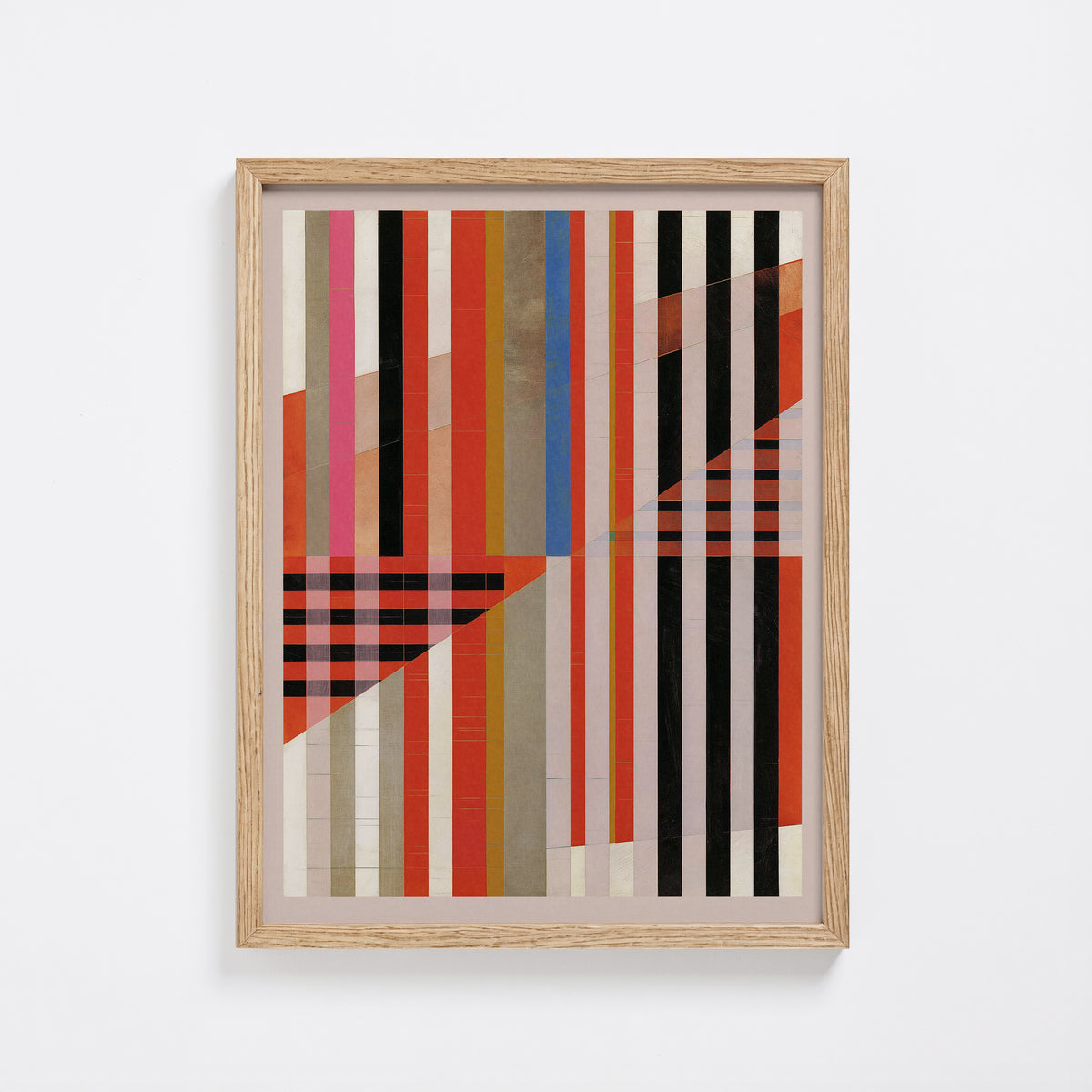 Meridian No. 07 Geometric Abstract Art Print