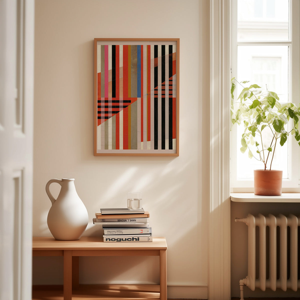 Meridian No. 07 Geometric Abstract Art Print