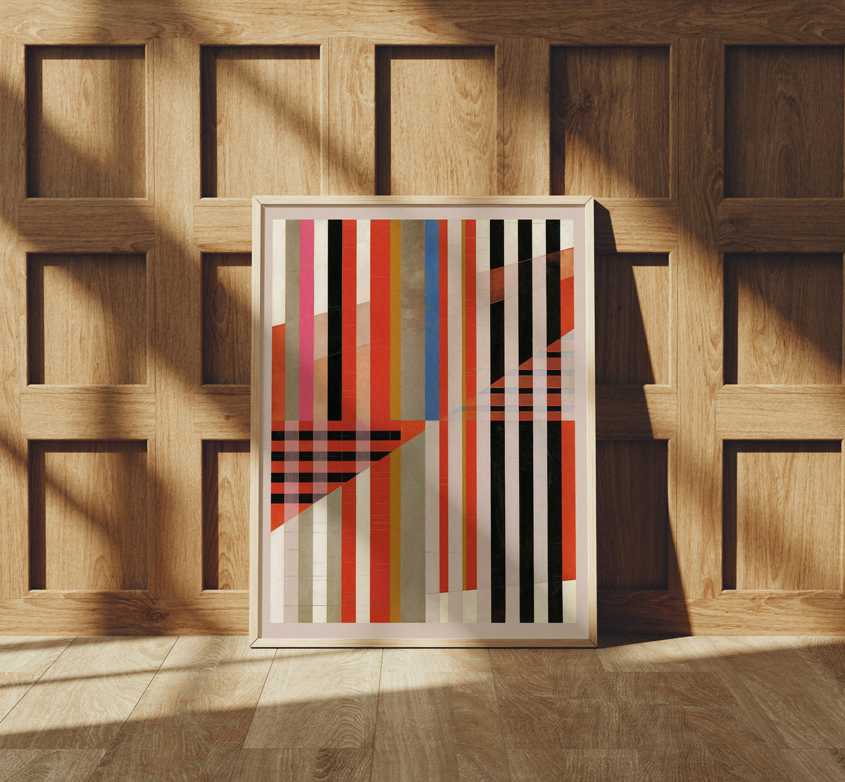 Meridian No. 07 Geometric Abstract Art Print