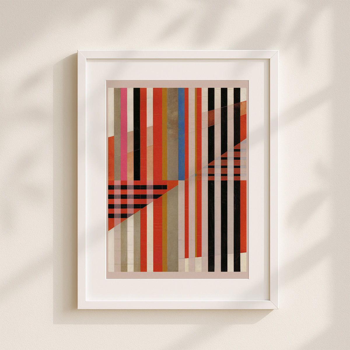 Meridian No. 07 Geometric Abstract Art Print