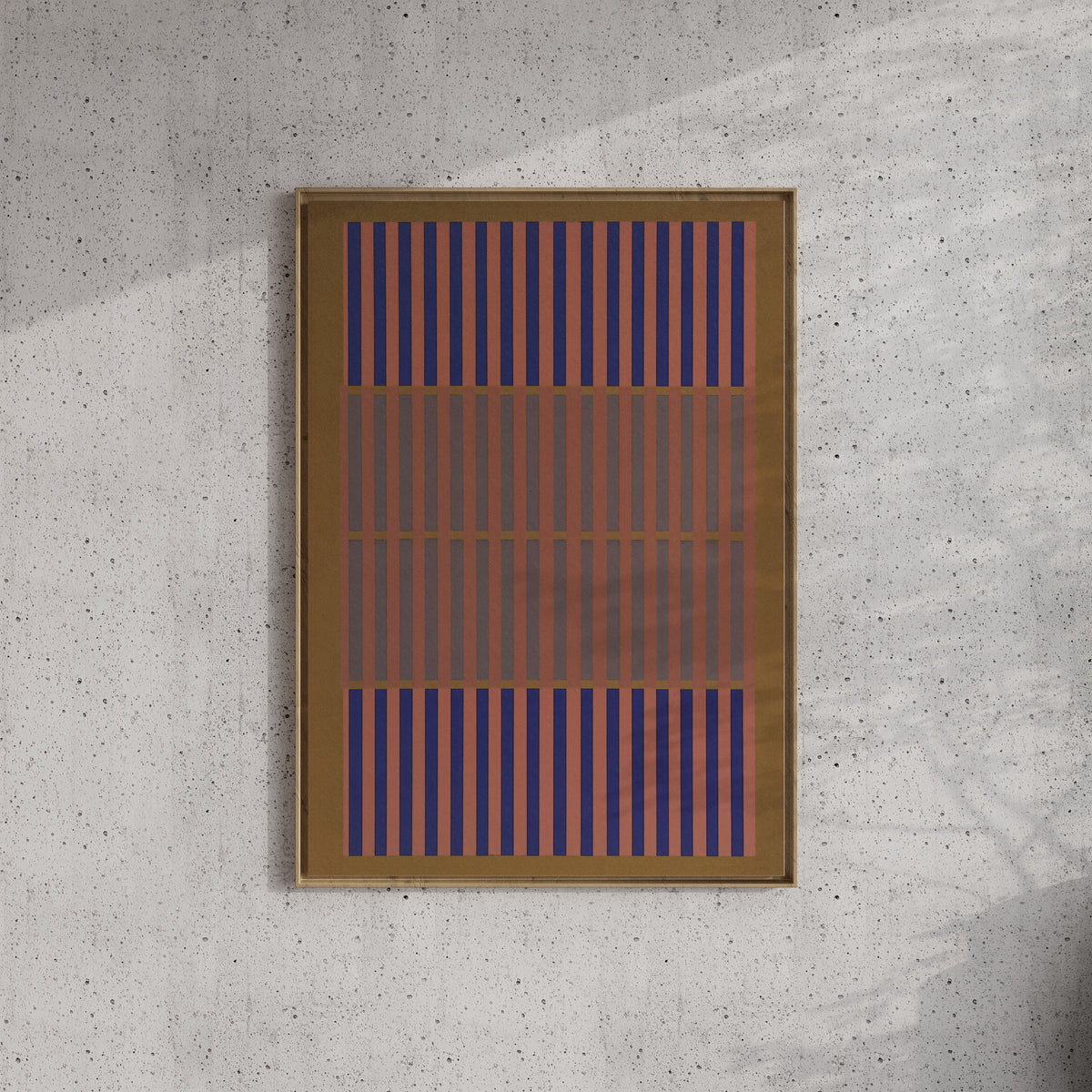 Meridian No. 08 Geometric Abstract Art Print