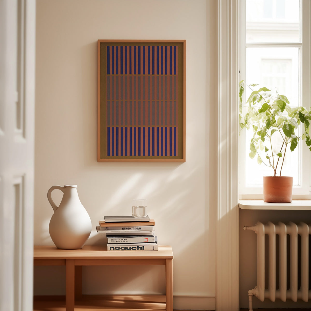 Meridian No. 08 Geometric Abstract Art Print