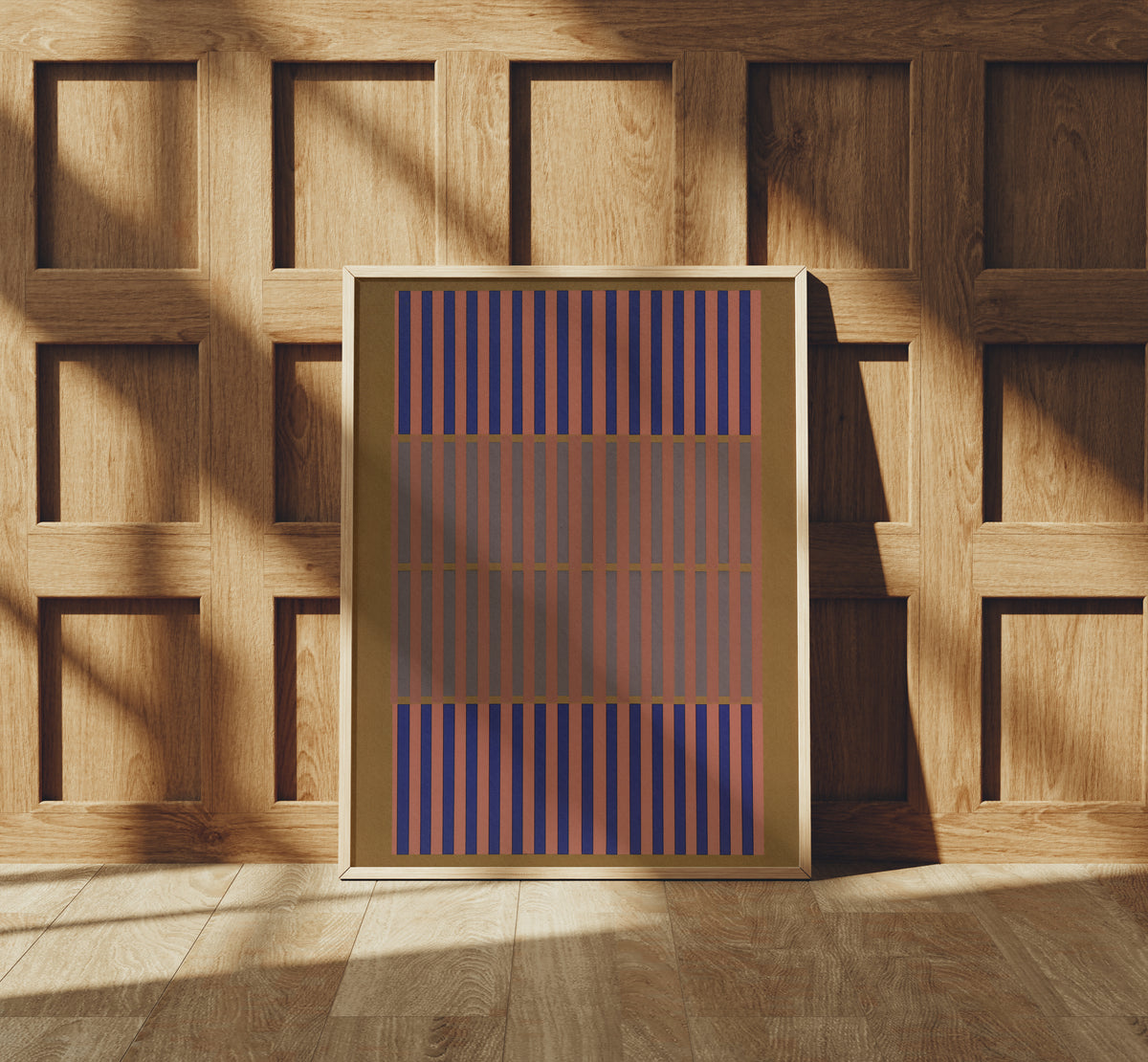 Meridian No. 08 Geometric Abstract Art Print