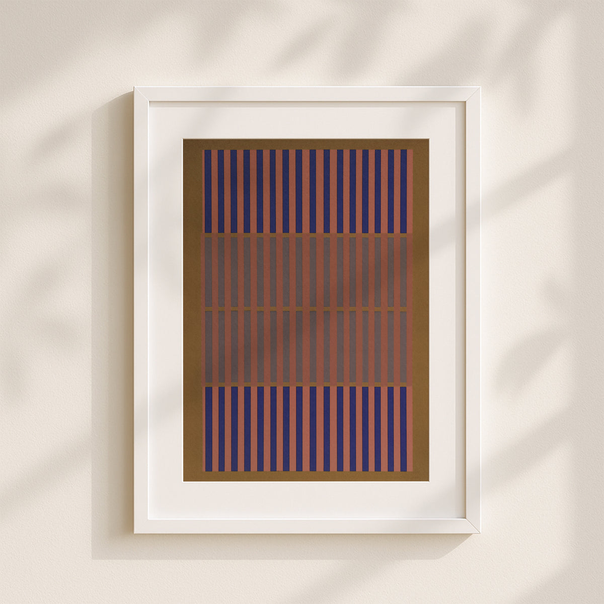 Meridian No. 08 Geometric Abstract Art Print
