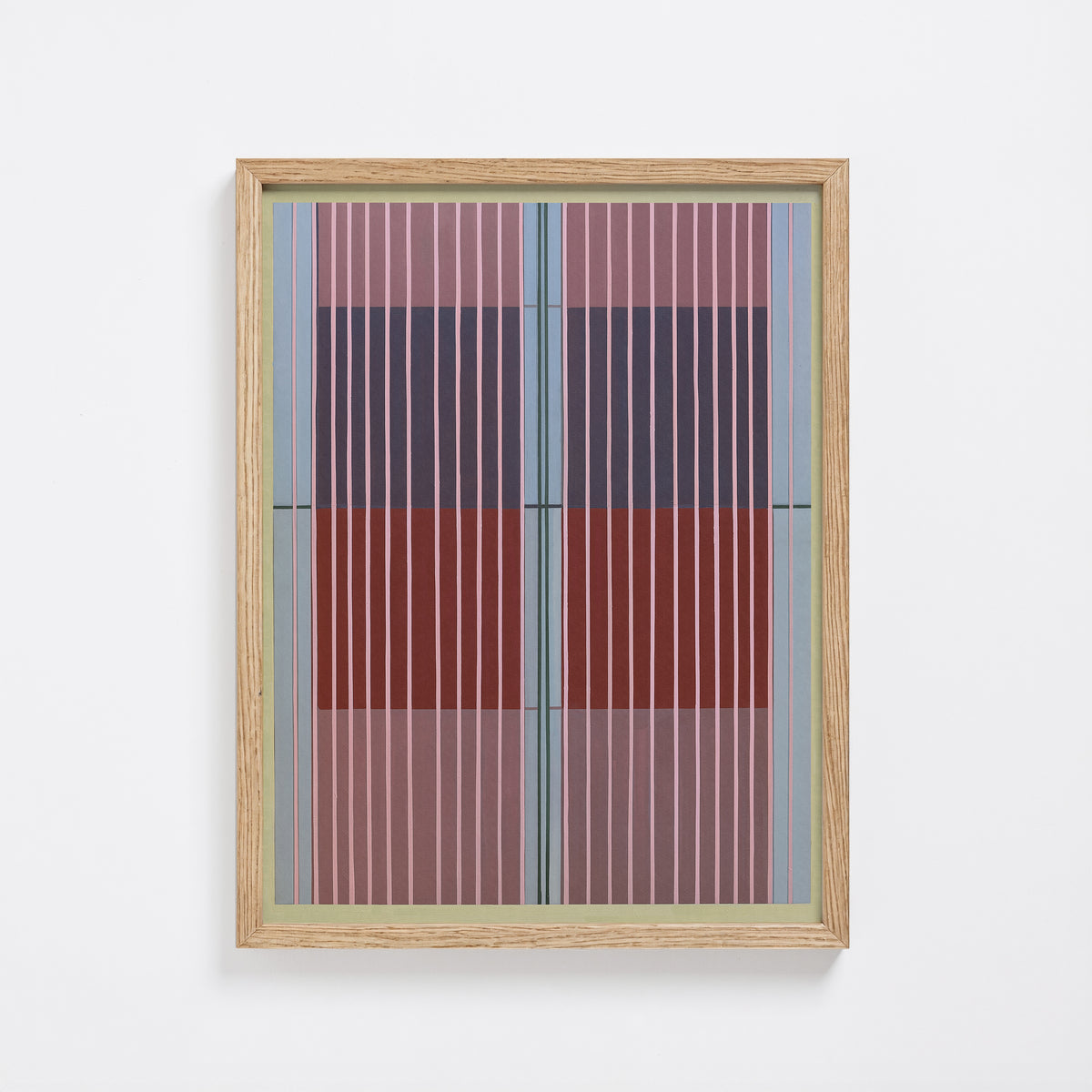 Meridian No. 09 Geometric Abstract Art Print