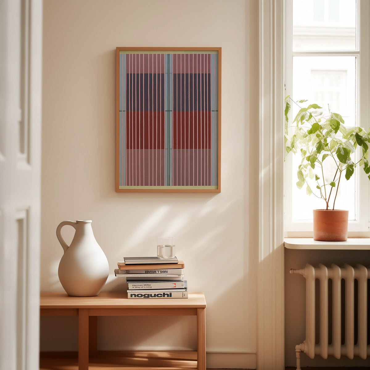 Meridian No. 09 Geometric Abstract Art Print