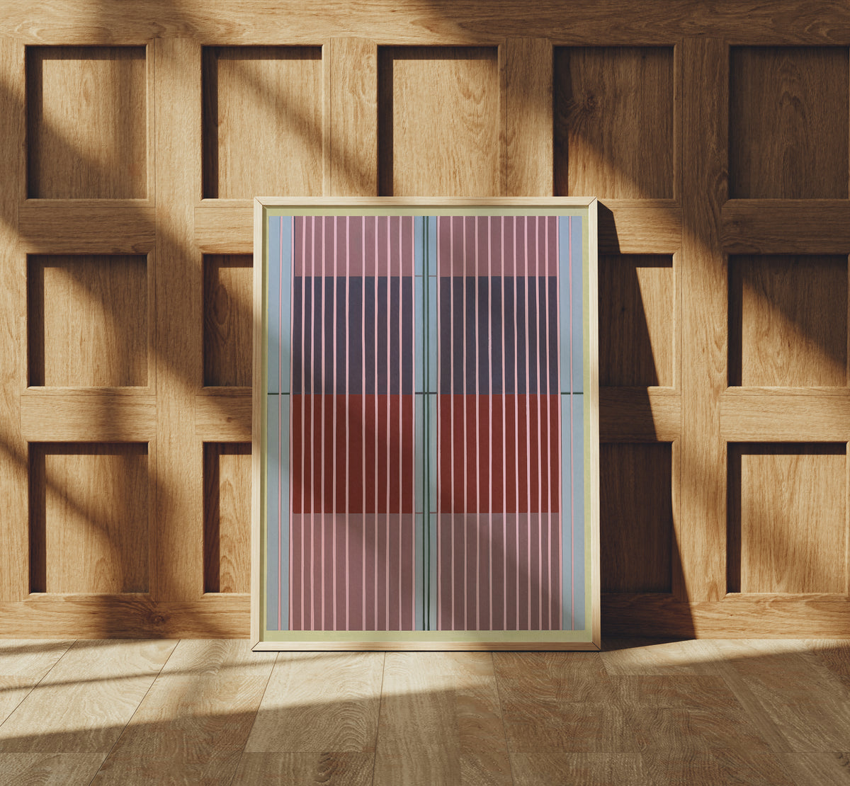 Meridian No. 09 Geometric Abstract Art Print