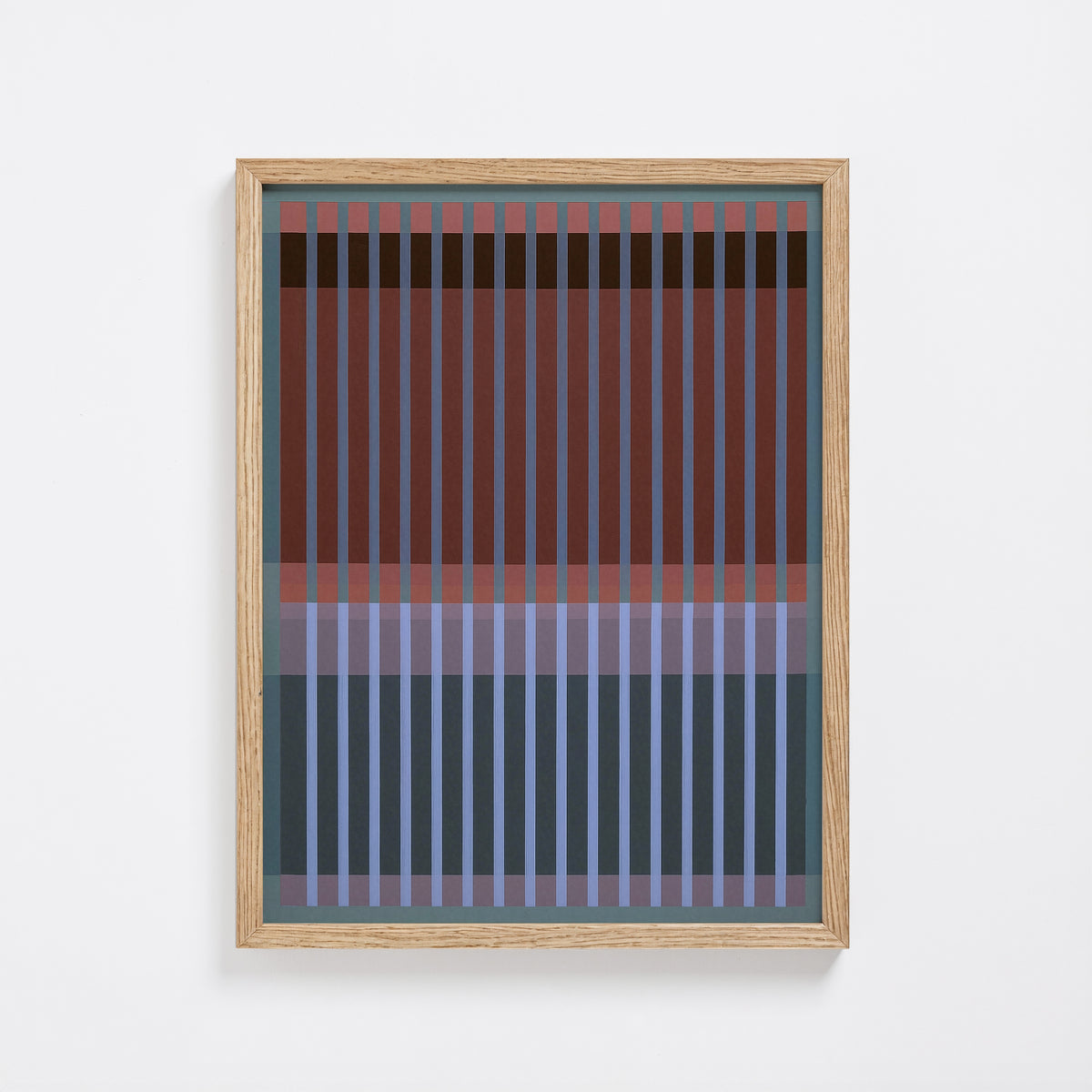 Meridian No. 10 Geometric Abstract Art Print