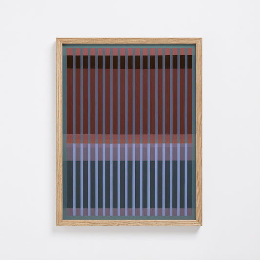 Meridian No. 10 Geometric Abstract Art Print