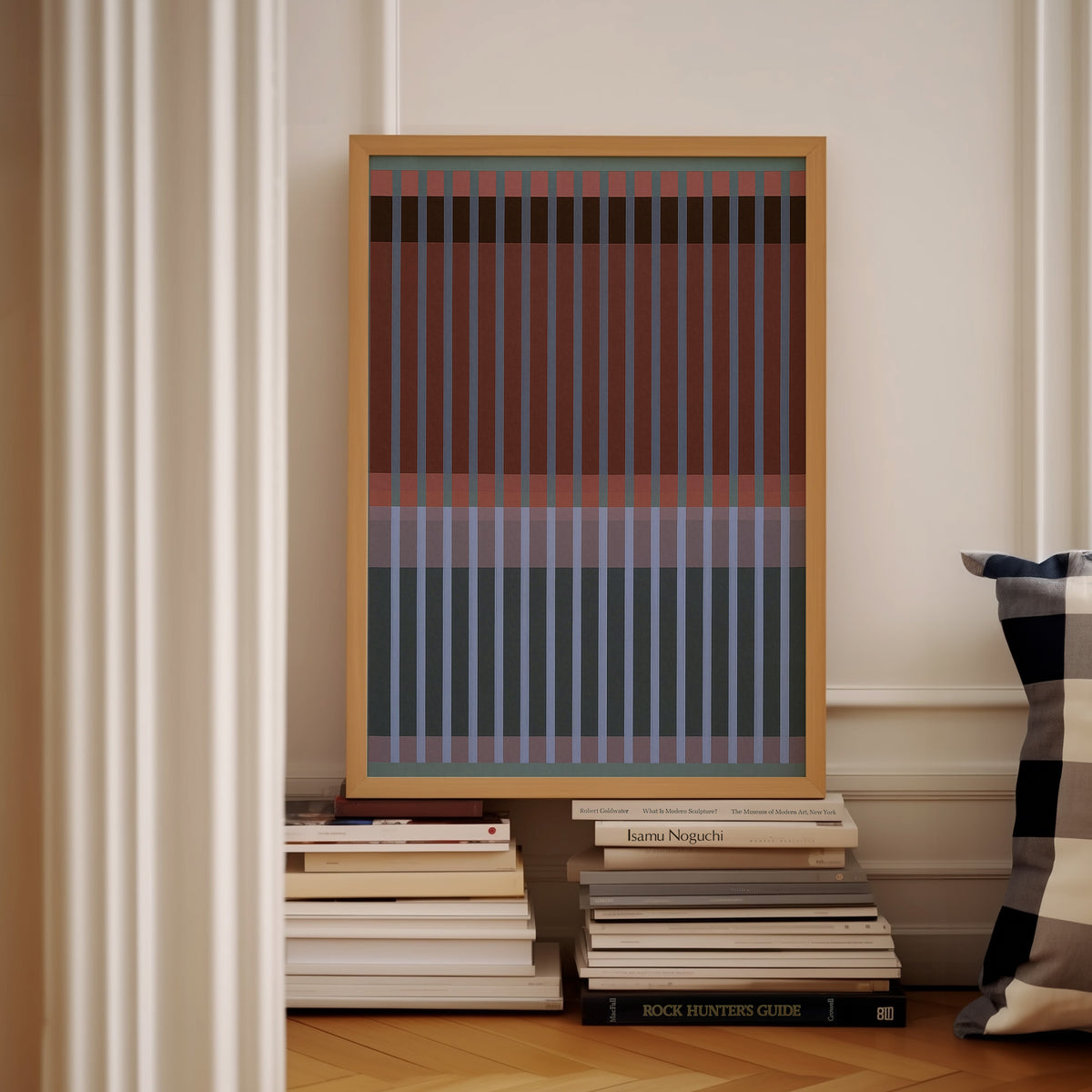 Meridian No. 10 Geometric Abstract Art Print