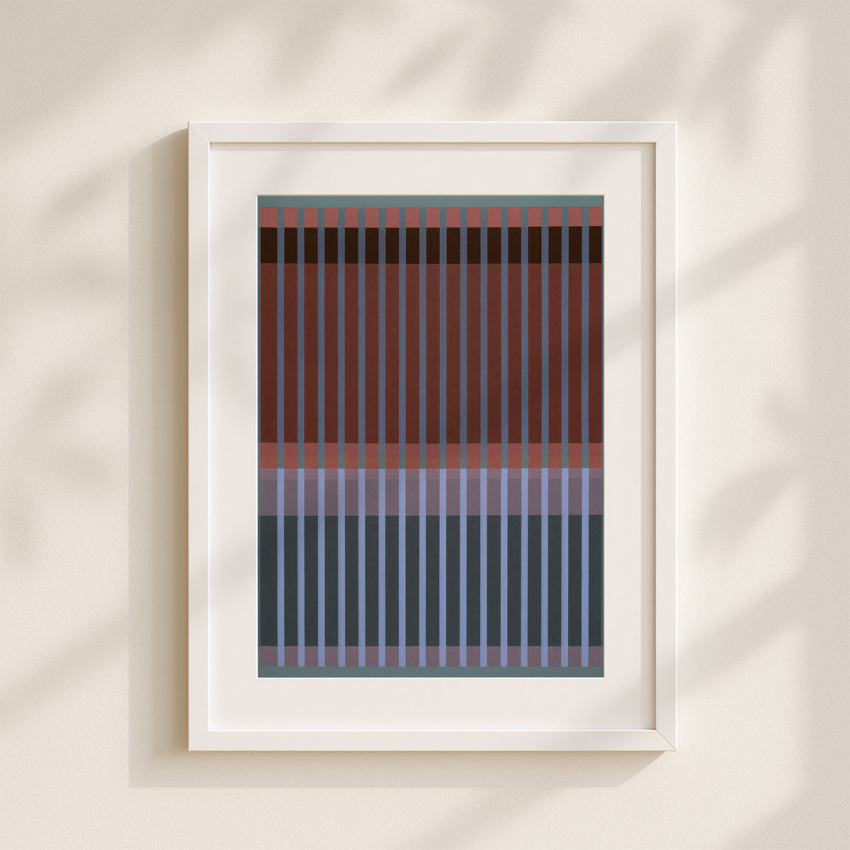 Meridian No. 10 Geometric Abstract Art Print