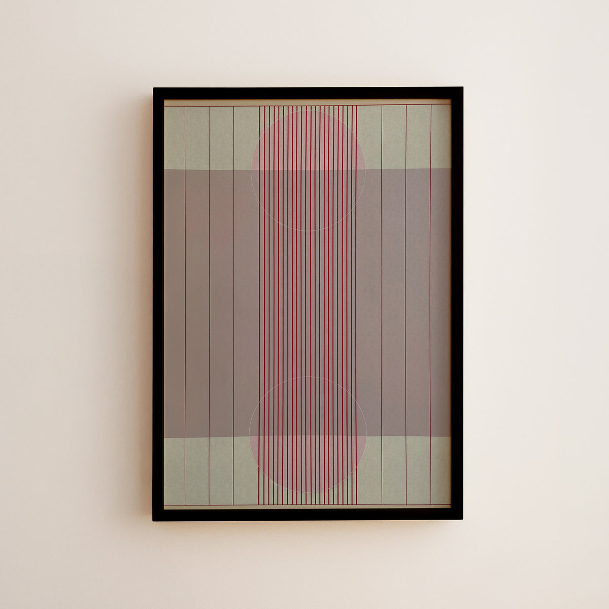 Meridian No. 12 Geometric Abstract Art Print