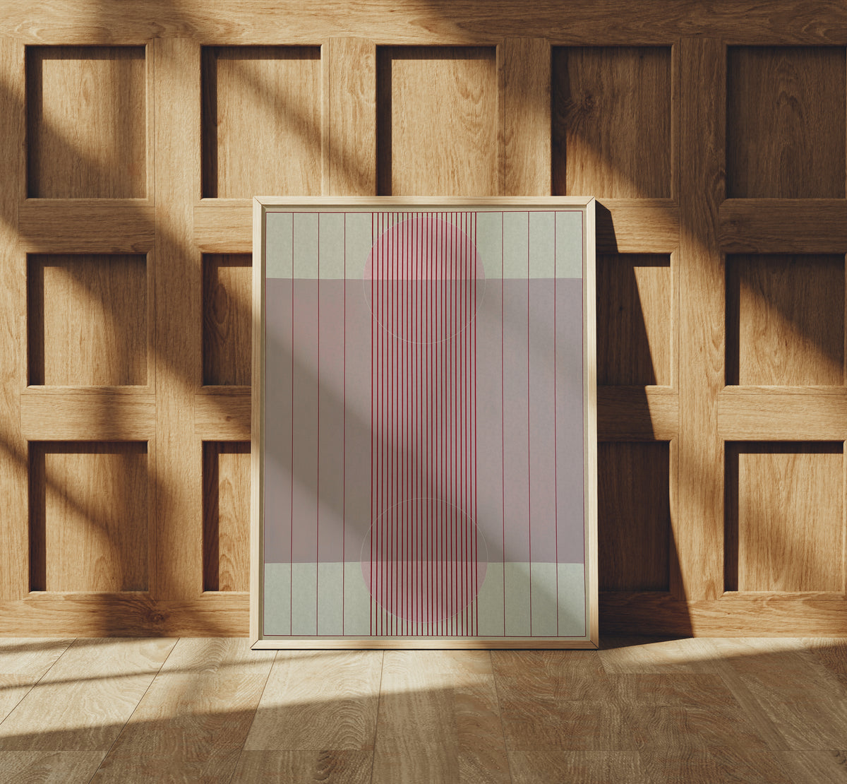 Meridian No. 12 Geometric Abstract Art Print