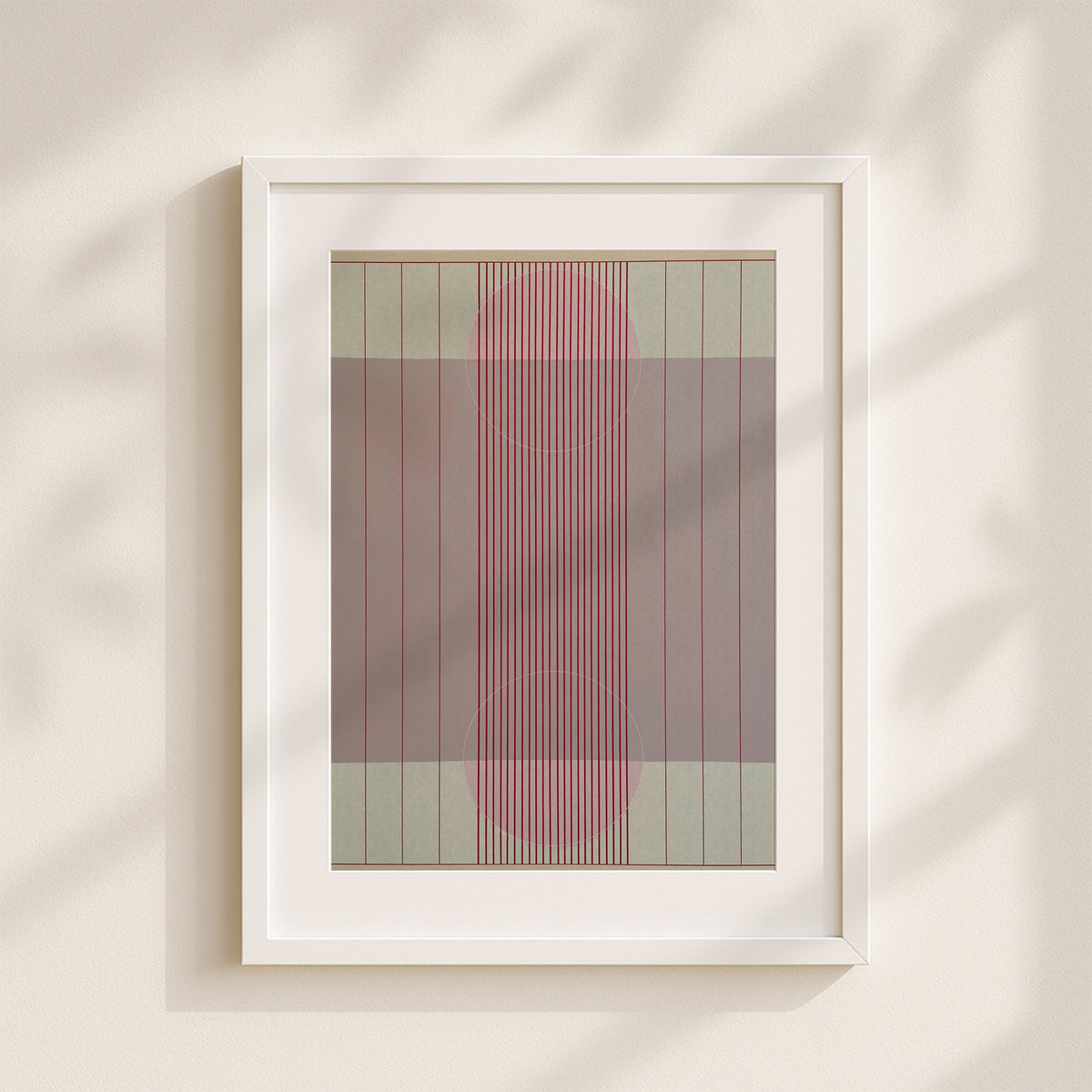 Meridian No. 12 Geometric Abstract Art Print