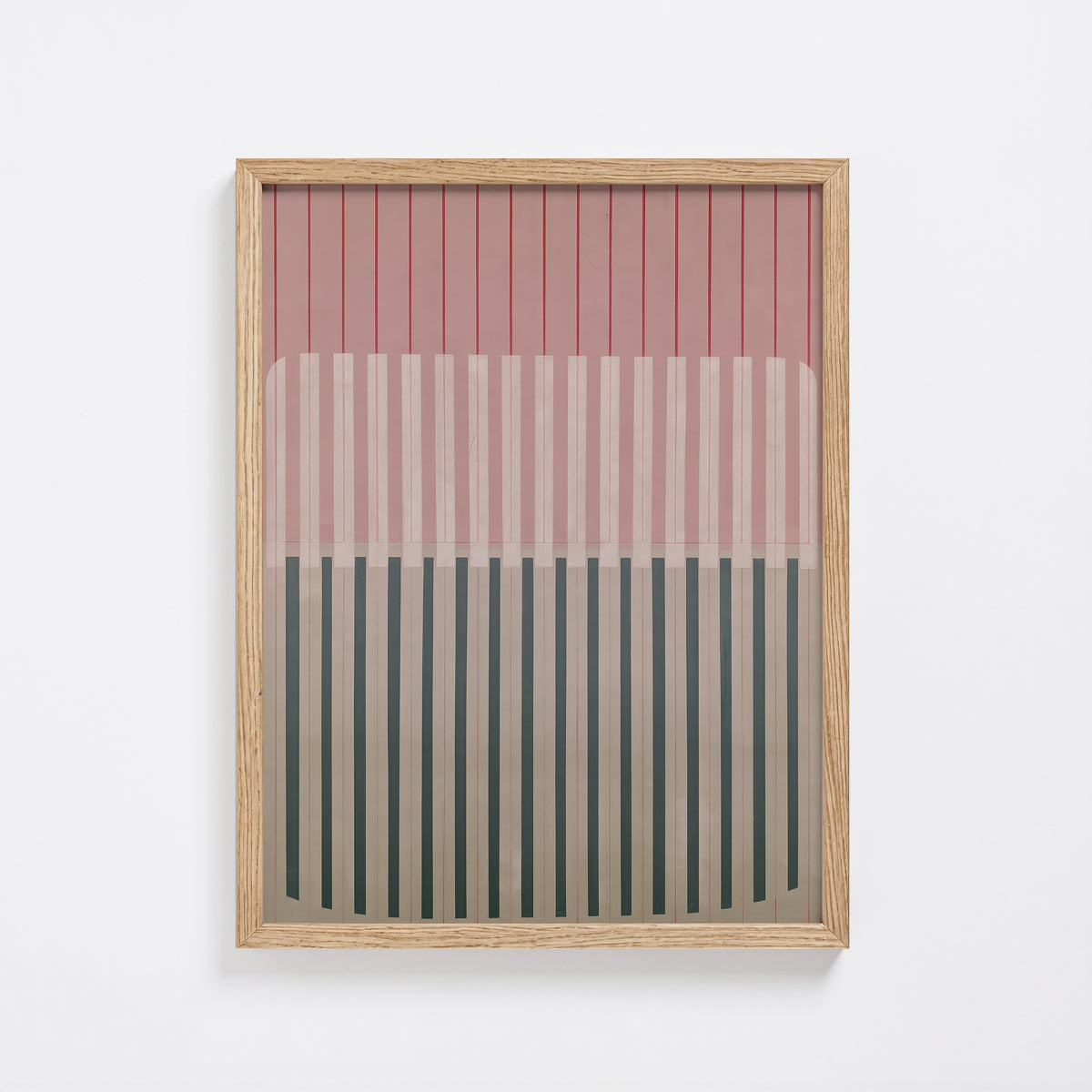 Meridian No. 14 Geometric Abstract Art Print