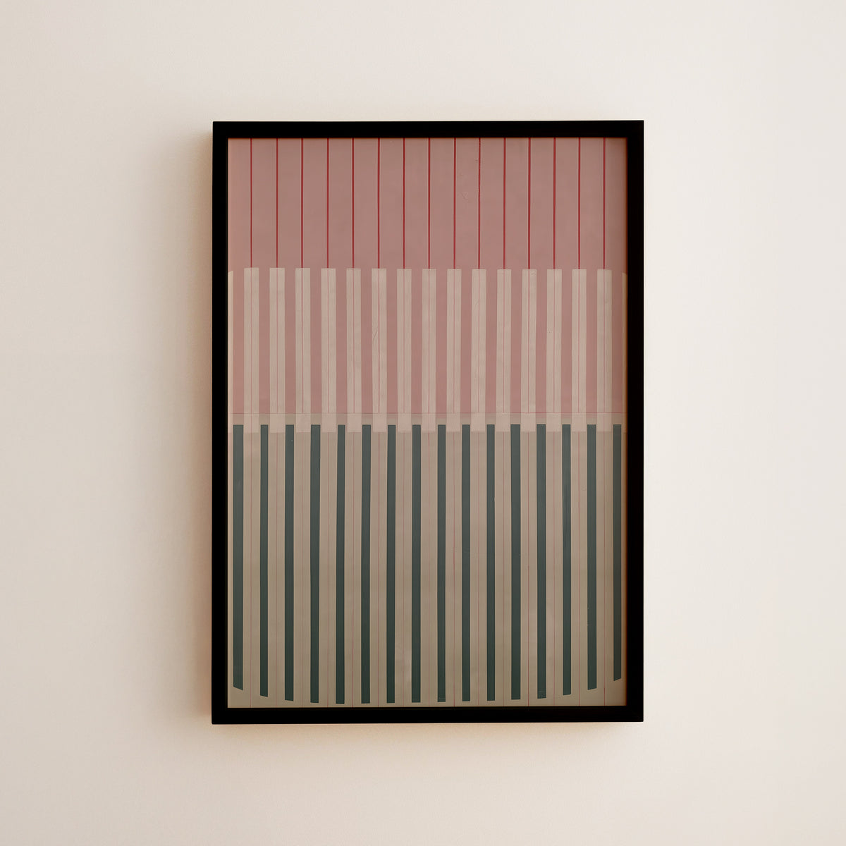 Meridian No. 14 Geometric Abstract Art Print