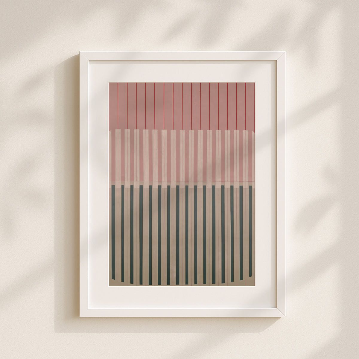 Meridian No. 14 Geometric Abstract Art Print