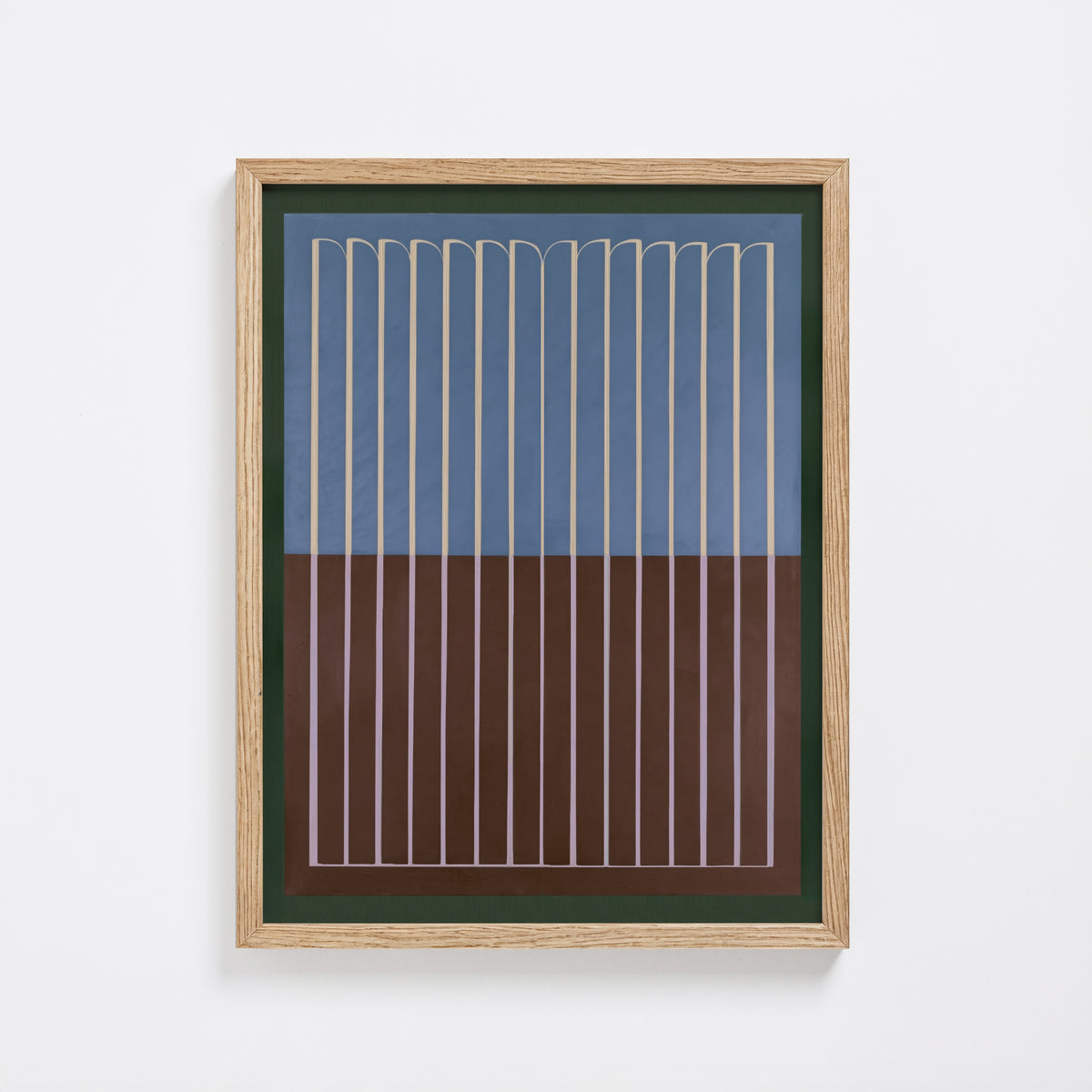 Meridian No. 16 Geometric Abstract Art Print